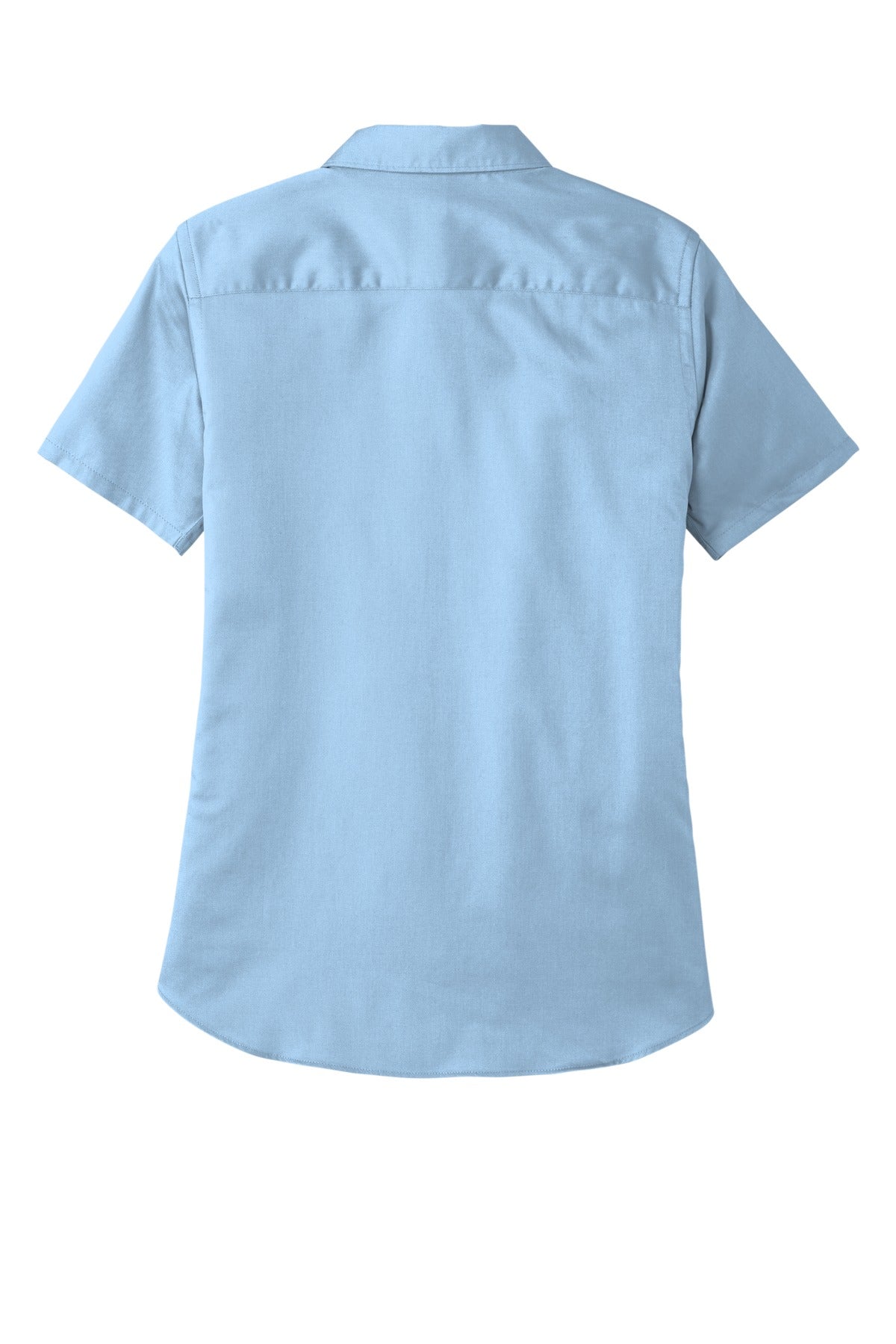 Port Authority Women's Short Sleeve SuperPro ReactTwill Shirt. LW809 Cloud Blue
