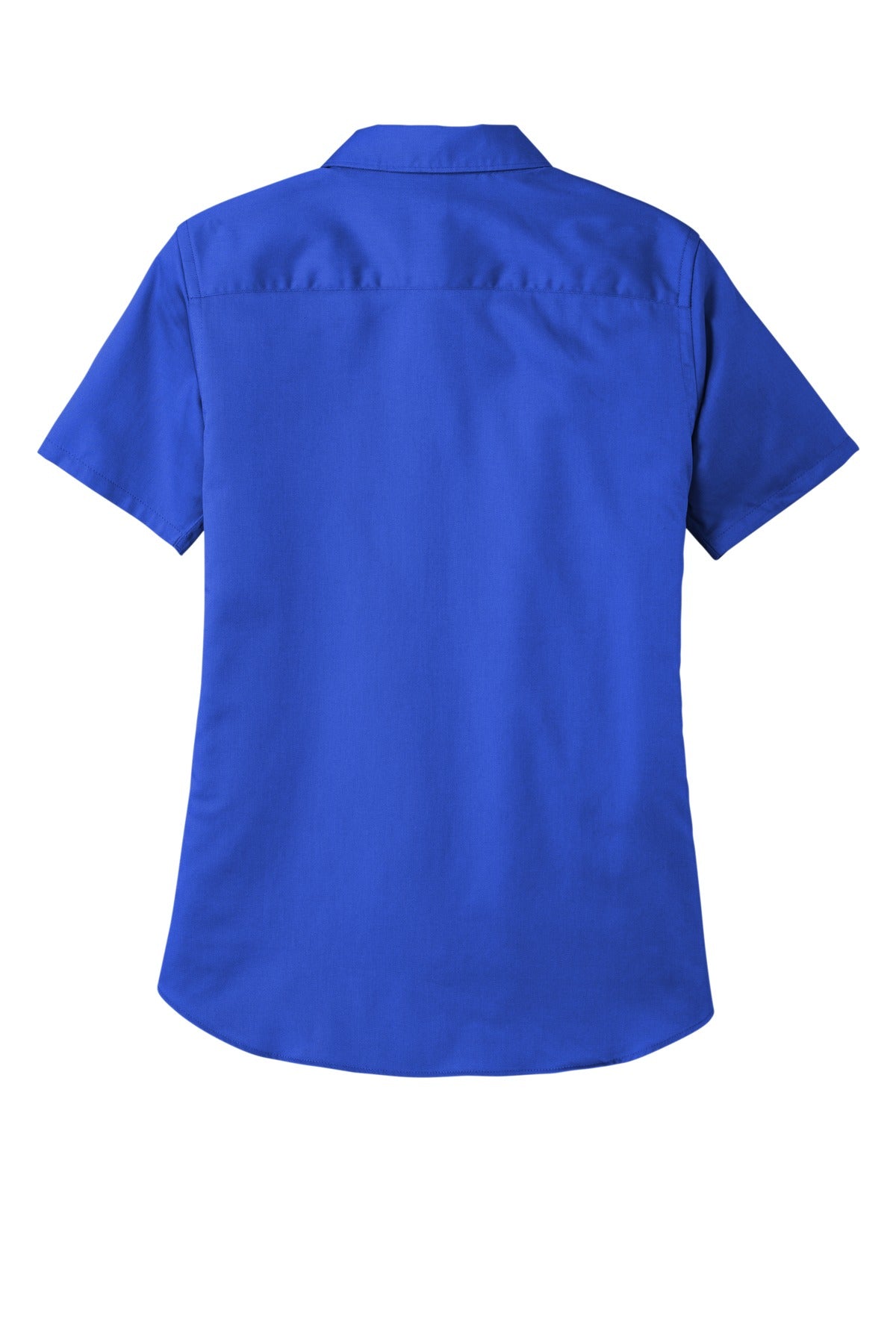 Port Authority Women's Short Sleeve SuperPro ReactTwill Shirt. LW809 True Royal