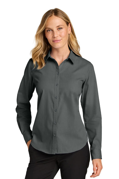 Port Authority Women's Long Sleeve Nailhead Easy Care Shirt