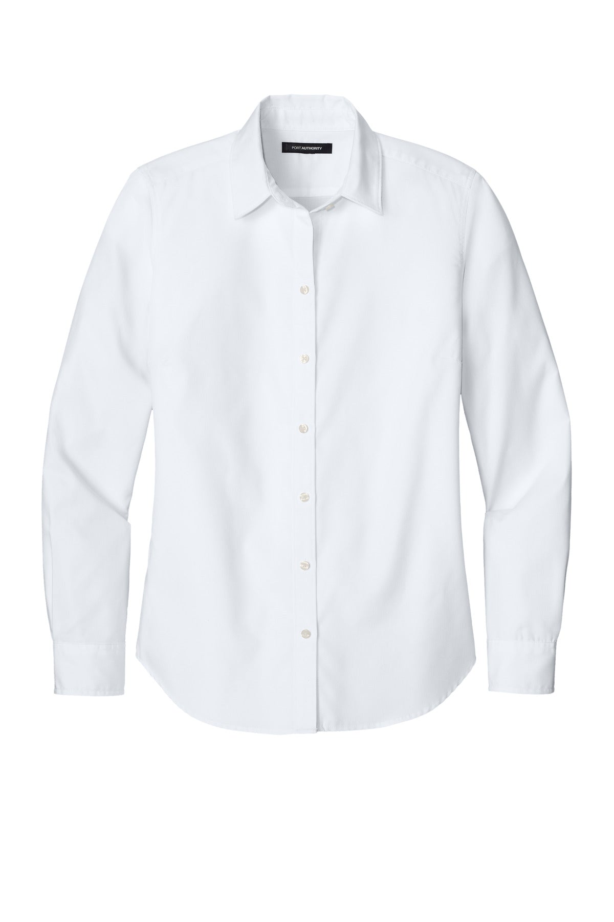 Port Authority Women's Long Sleeve Nailhead Easy Care Shirt LW816 White