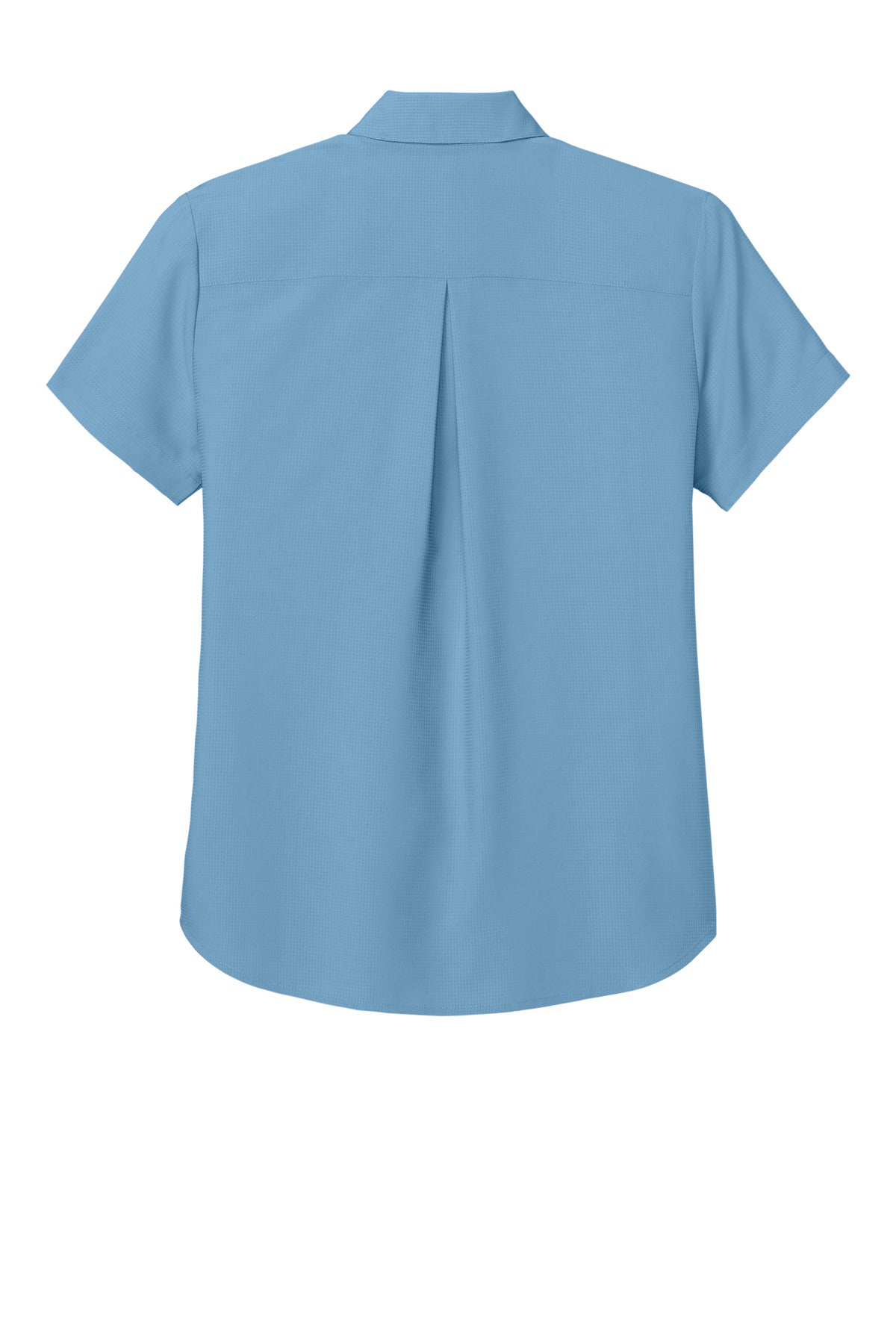 Port Authority Women's Short Sleeve UV Dockside Shirt LW963 Carolina Blue