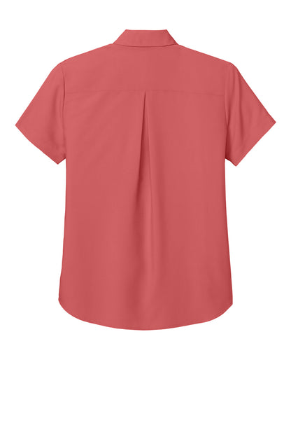 Port Authority Women's Short Sleeve UV Dockside Shirt LW963 Coral Reef