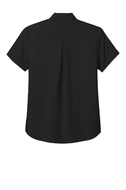 Port Authority Women's Short Sleeve UV Dockside Shirt LW963 Deep Black