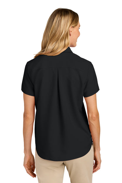 Port Authority Women's Short Sleeve UV Dockside Shirt LW963 Deep Black