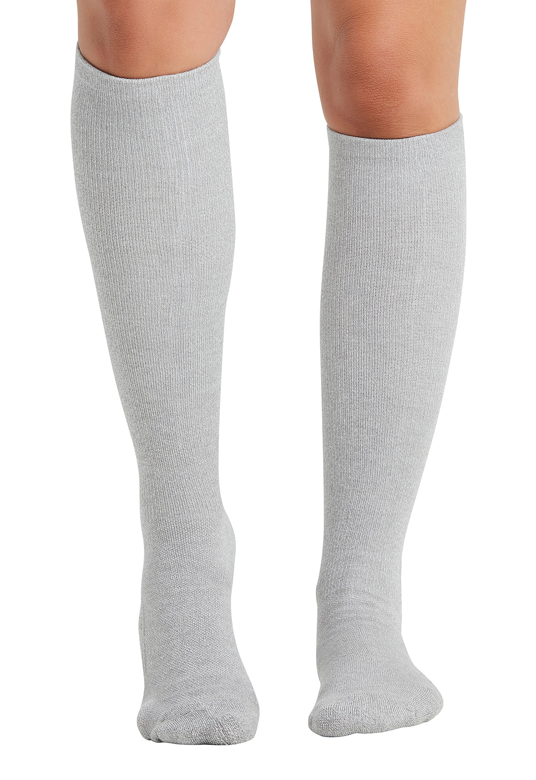 Legwear LXSUPPORT Knee High 15-20 mmHg Compression Socks Alloy Model Image Front | Cherokee