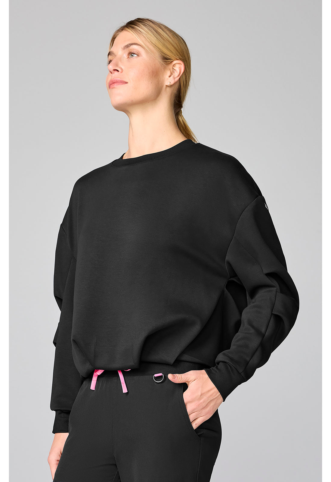 Lifestyle MC00002 Women's Bubble Pullover Black