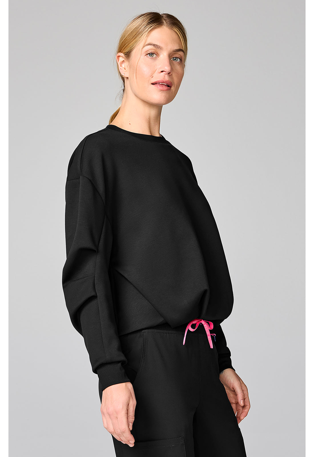 Lifestyle MC00002 Women's Bubble Pullover Black