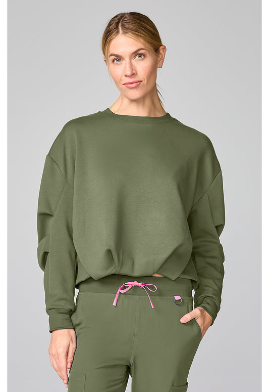 Lifestyle MC00002 Women's Bubble Pullover Olive