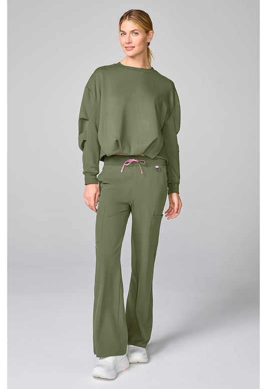 Lifestyle MC00002 Women's Bubble Pullover Olive