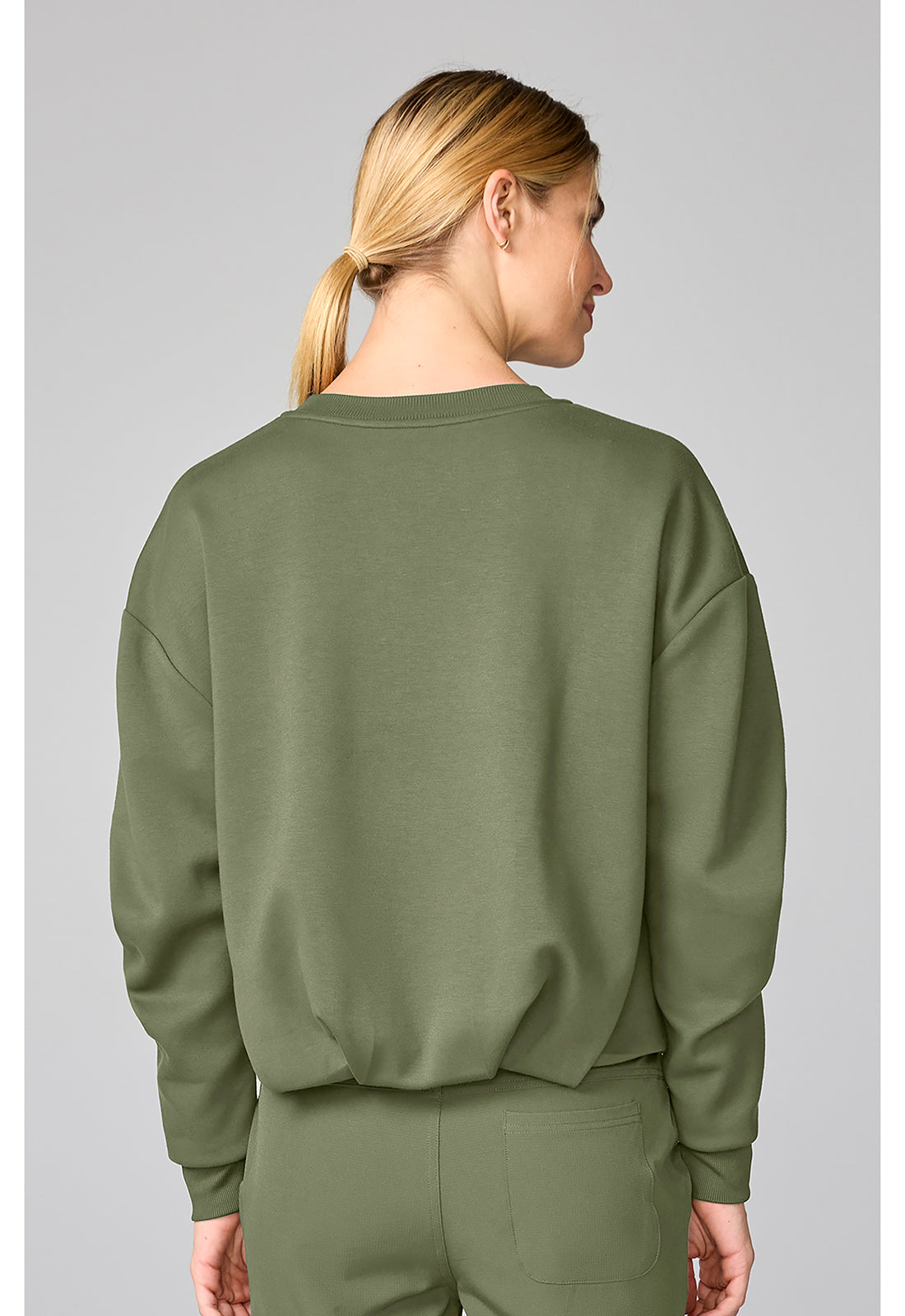Lifestyle MC00002 Women's Bubble Pullover Olive