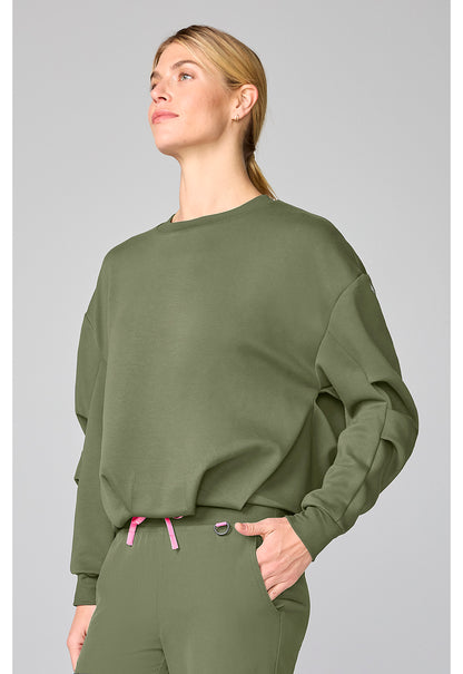 Lifestyle MC00002 Women's Bubble Pullover Olive