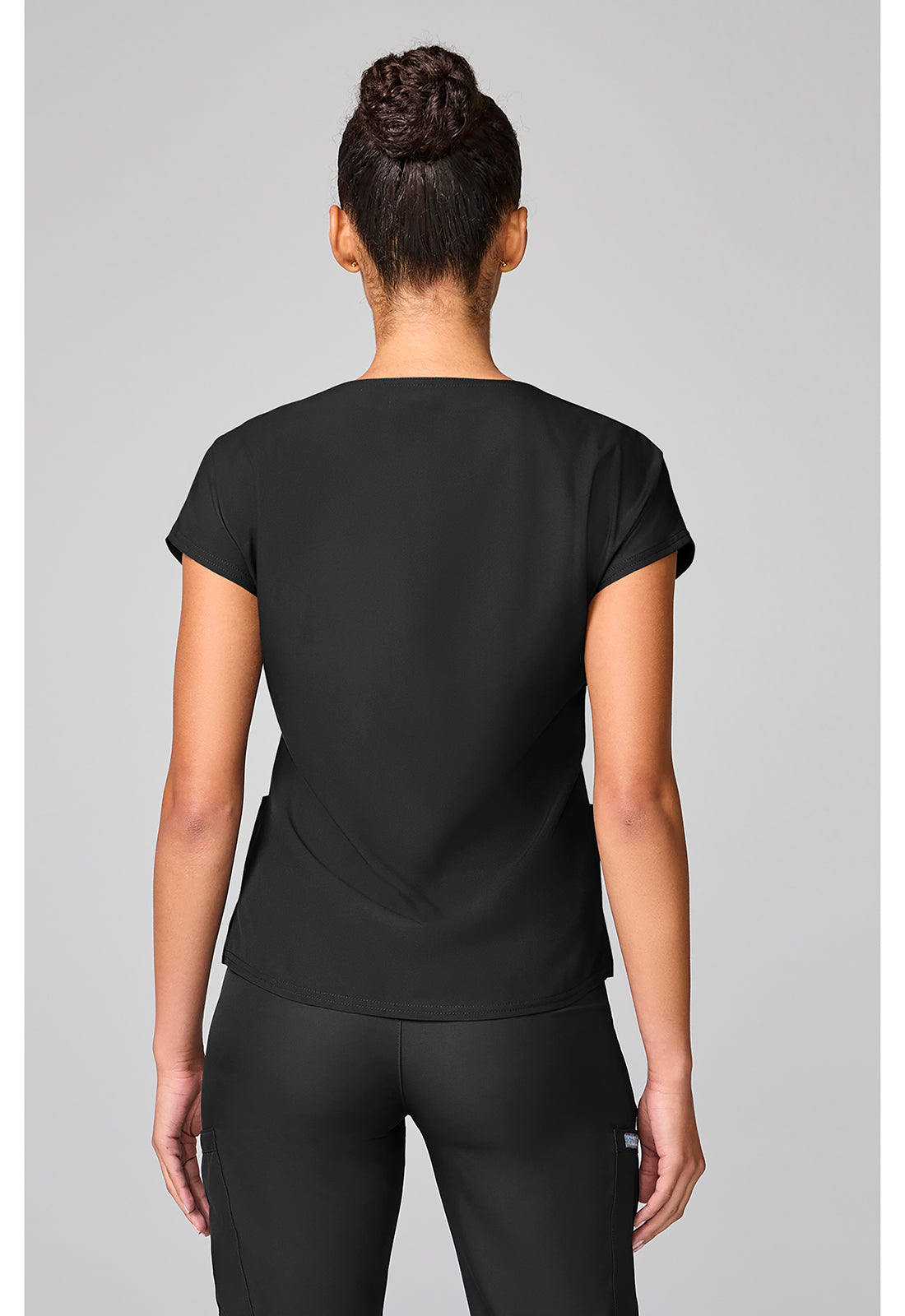 Insight MC00008 Women's Dolman Sleeve Scrub Top Black