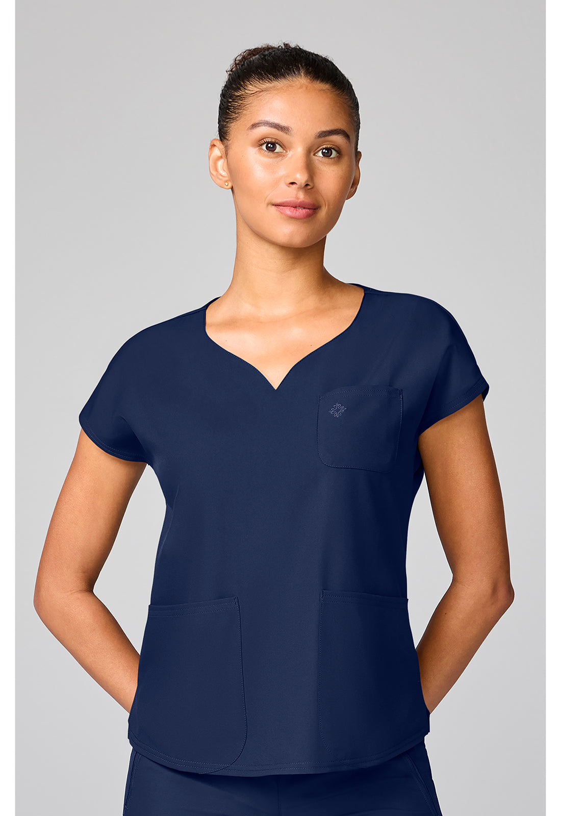 Insight MC00008 Women's Dolman Sleeve Scrub Top Navy