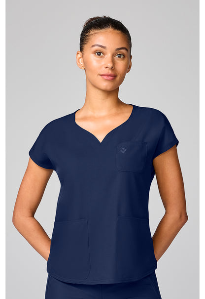 Insight MC00008 Women's Dolman Sleeve Scrub Top Navy