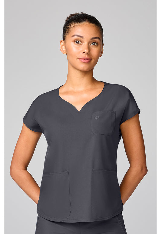Insight MC00008 Women's Dolman Sleeve Scrub Top Pewter