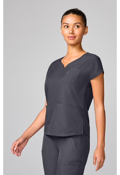 Insight MC00008 Women's Dolman Sleeve Scrub Top Pewter