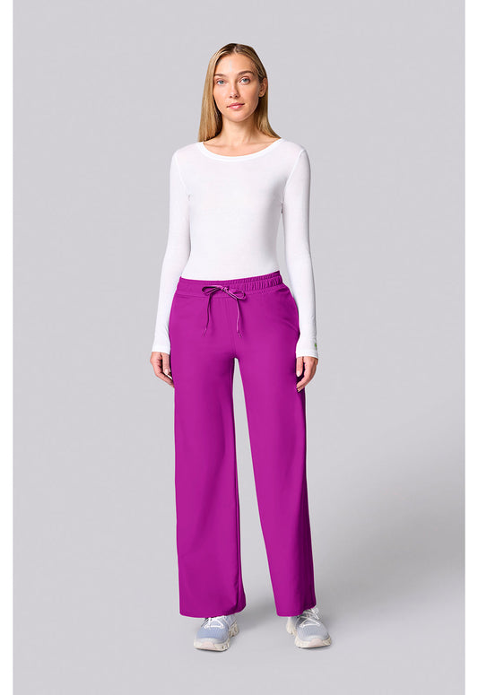 Insight MC00009 Women's Wide Leg Pintuck Scrub Pants image 2