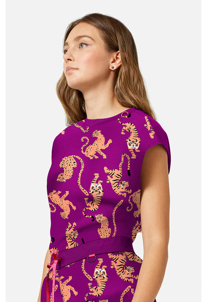 AMP MC00015 Printed Dolman Top Into The Wild