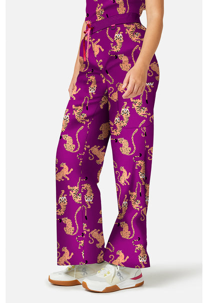 Amp MC00016 Women's Wide Leg Scrub Pants Into The Wild