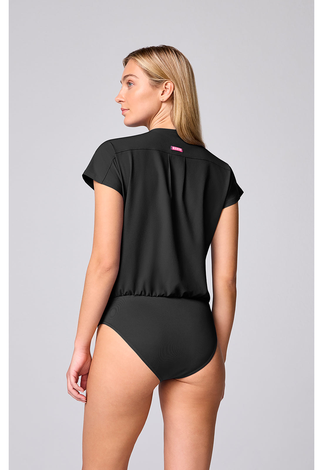 Amp MC00017 Women's One Pocket Bodysuit Black
