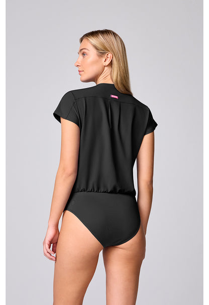 Amp MC00017 Women's One Pocket Bodysuit Black