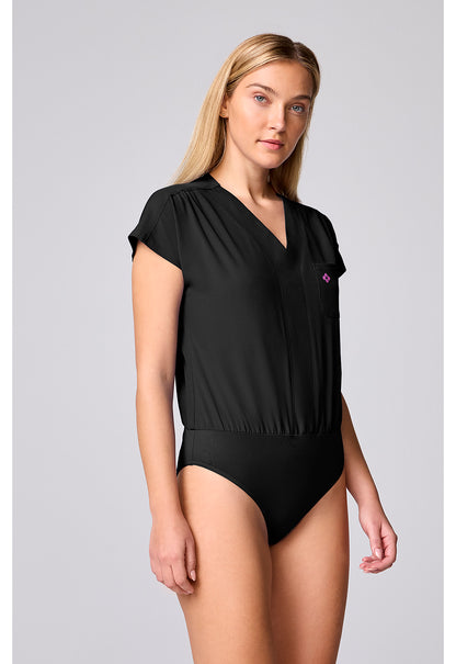 Amp MC00017 Women's One Pocket Bodysuit Black