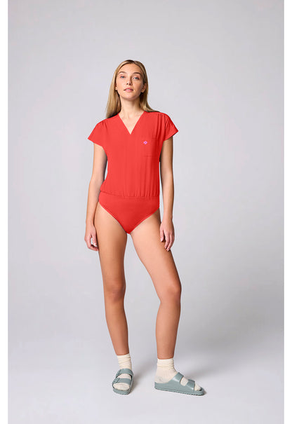 Amp MC00017 Women's One Pocket Bodysuit One In A Melon