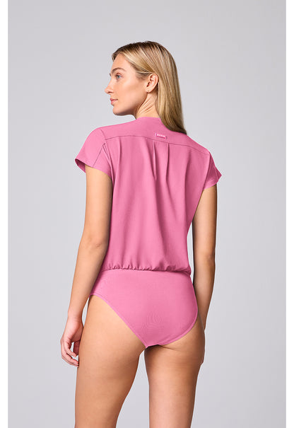 Amp MC00017 Women's One Pocket Bodysuit Pixel Pink