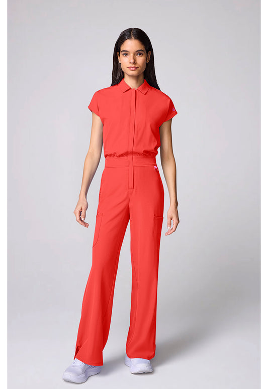 Amp MC00018 Women's Dolman Wide Leg Jumpsuit One In A Melon