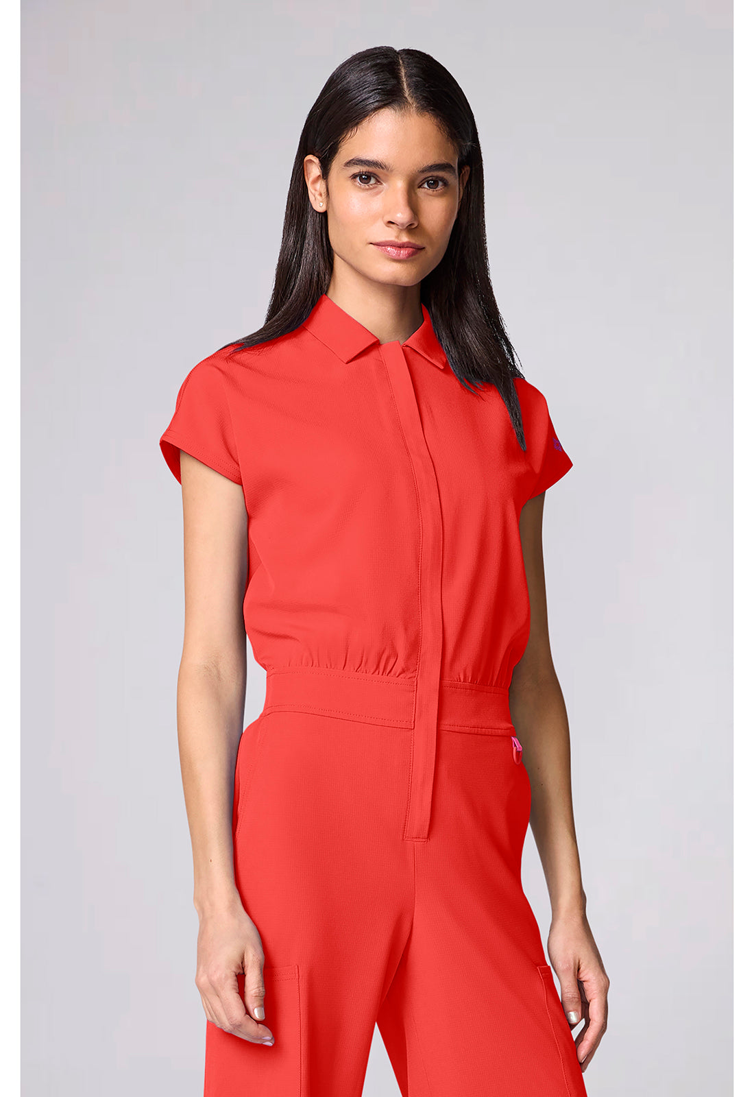 Amp MC00018 Women's Dolman Wide Leg Jumpsuit One In A Melon