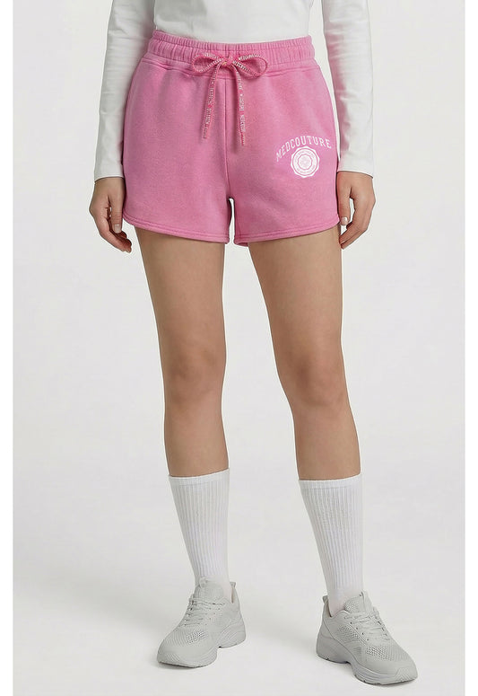 Lifestyle MC00025 Women's Drawstring Short Pink Power Heather
