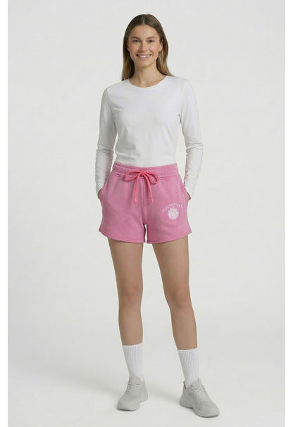 Lifestyle MC00025 Women's Drawstring Short Pink Power Heather