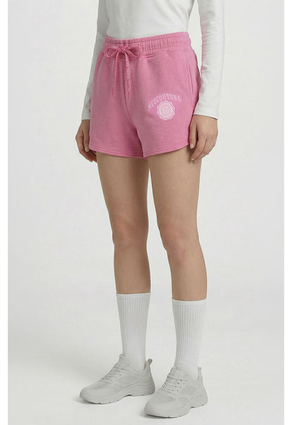 Lifestyle MC00025 Women's Drawstring Short Pink Power Heather