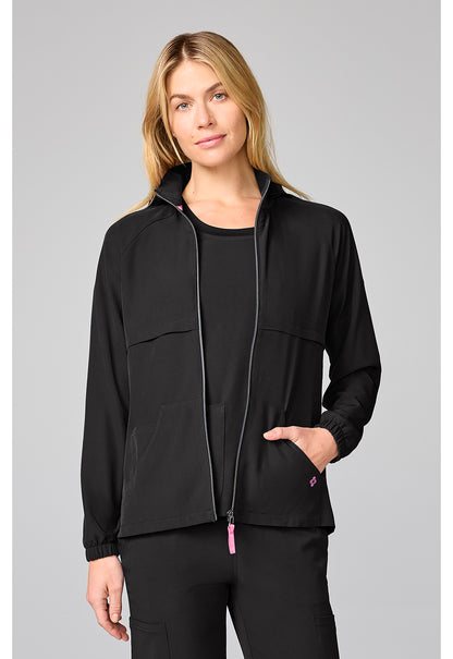 Amp MC00028 Women's Warm Up Jacket Black