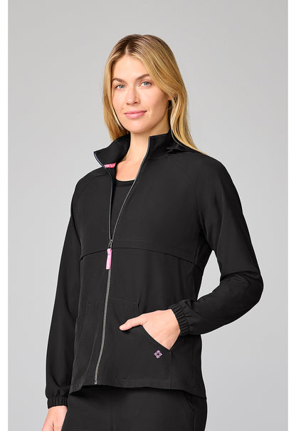 Amp MC00028 Women's Warm Up Jacket Black
