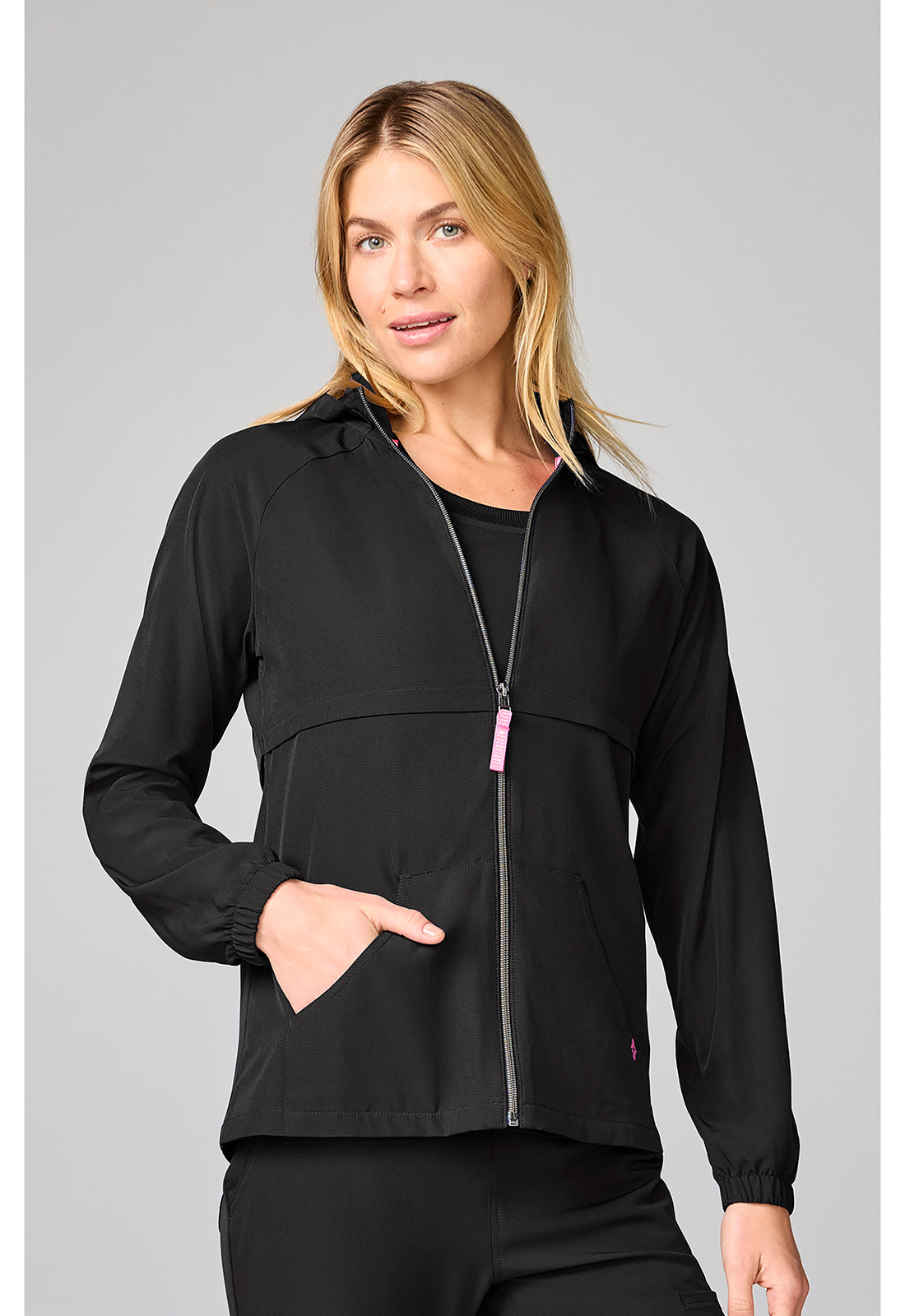 Amp MC00028 Women's Warm Up Jacket Black