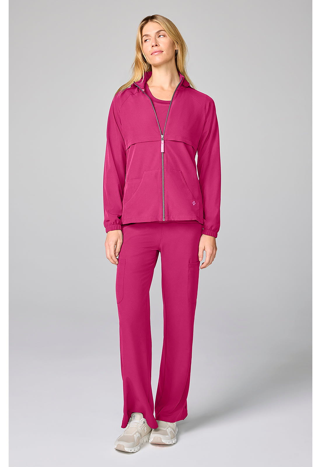 Amp MC00028 Women's Warm Up Jacket Pink Power