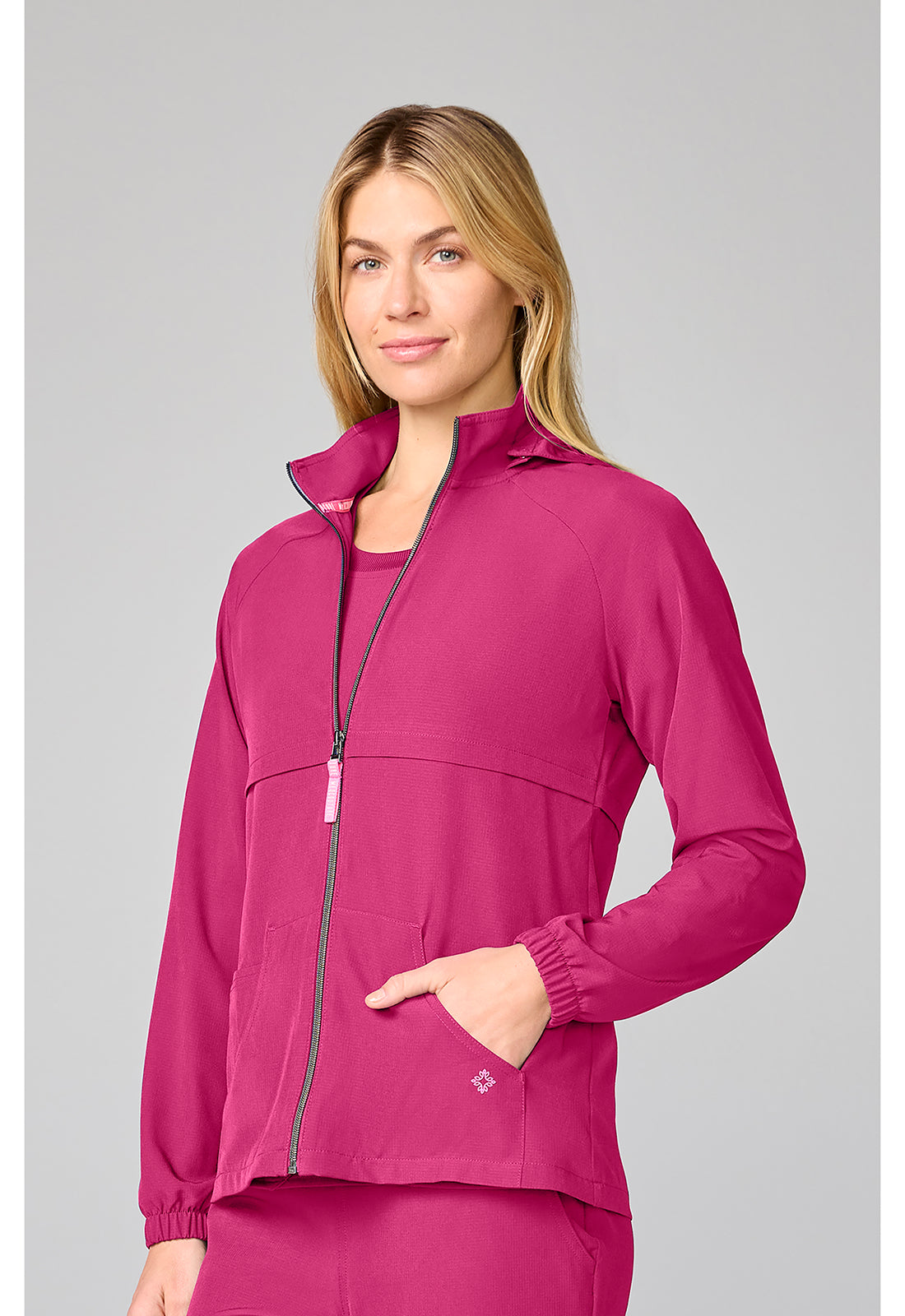Amp MC00028 Women's Warm Up Jacket Pink Power