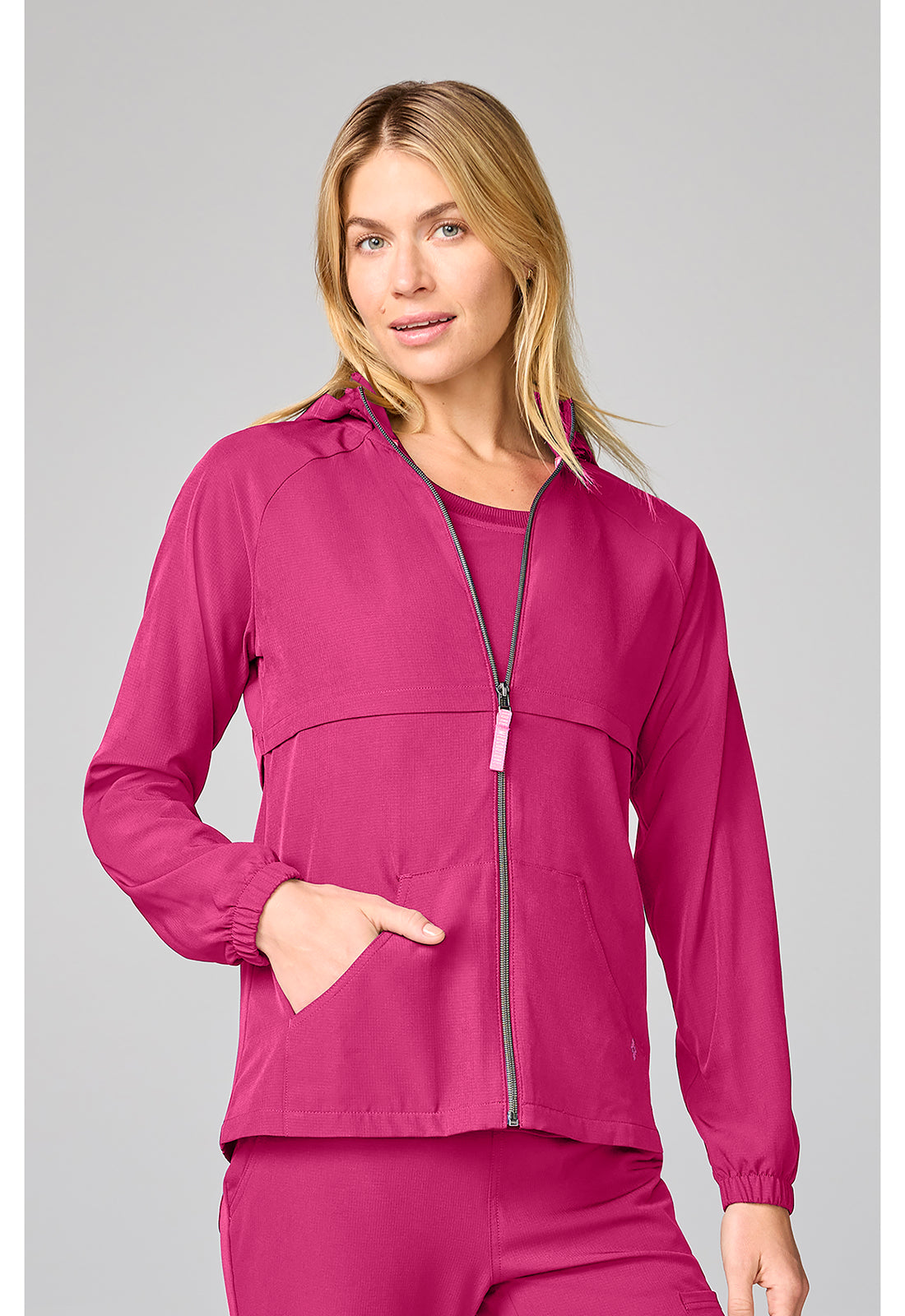 Amp MC00028 Women's Warm Up Jacket Pink Power