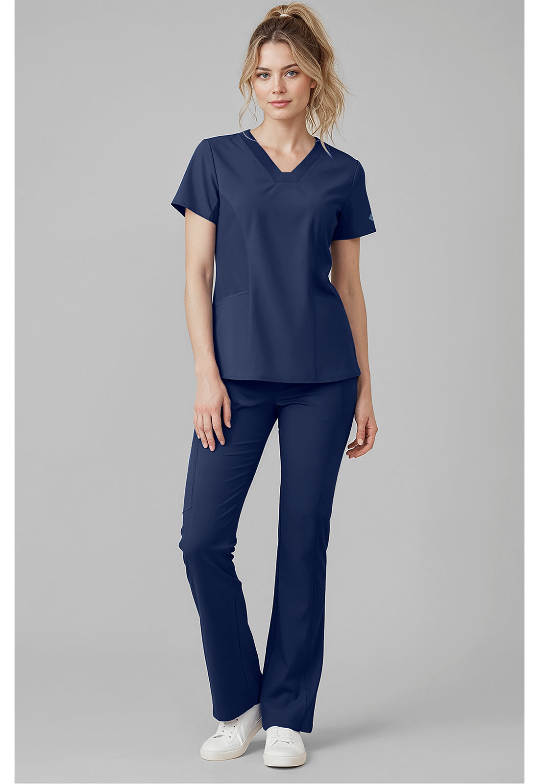 Insight MC00077 Women's V-Neck Scrub Top Navy