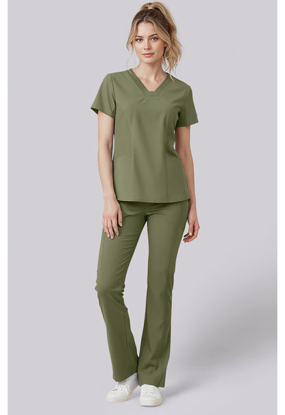 Insight MC00077 Women's V-Neck Scrub Top Olive