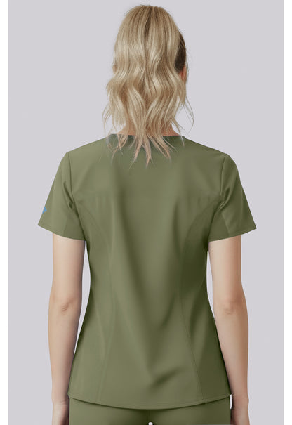Insight MC00077 Women's V-Neck Scrub Top Olive