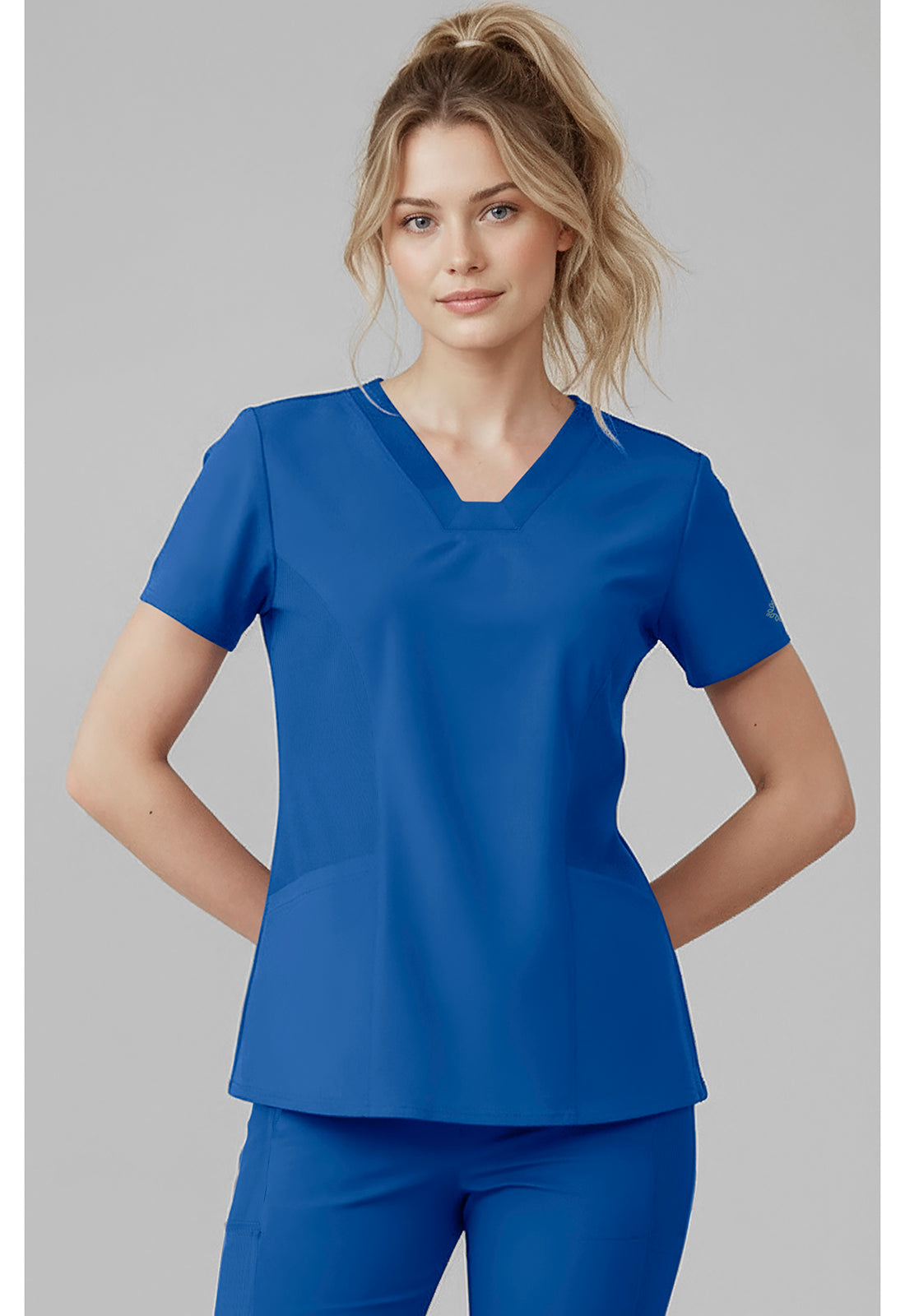 Insight MC00077 Women's V-Neck Scrub Top Royal