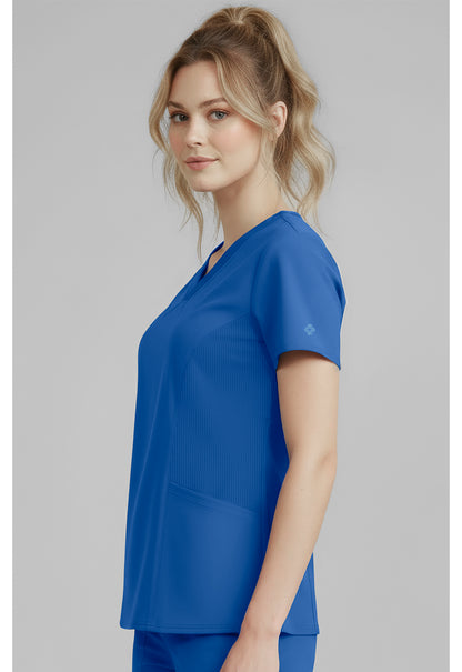 Insight MC00077 Women's V-Neck Scrub Top Royal