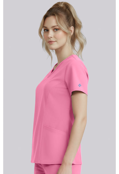Insight MC00077 Women's V-Neck Scrub Top Taffy Pink