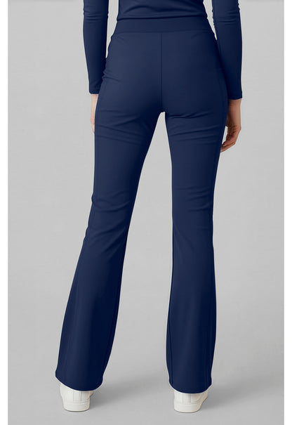Insight MC00078 Women's Flare Leg Scrub Pants Navy