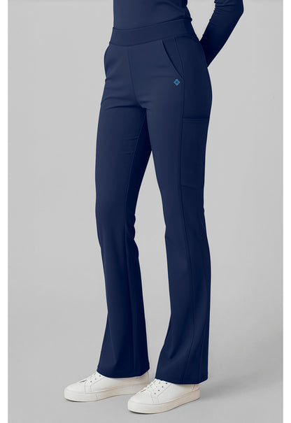 Insight MC00078 Women's Flare Leg Scrub Pants Navy