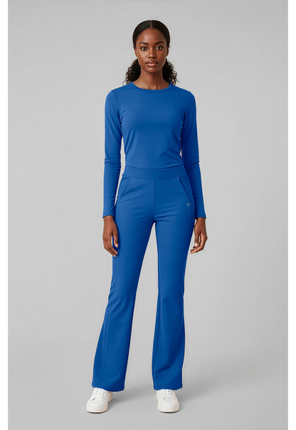 Insight MC00078 Women's Flare Leg Scrub Pants Royal