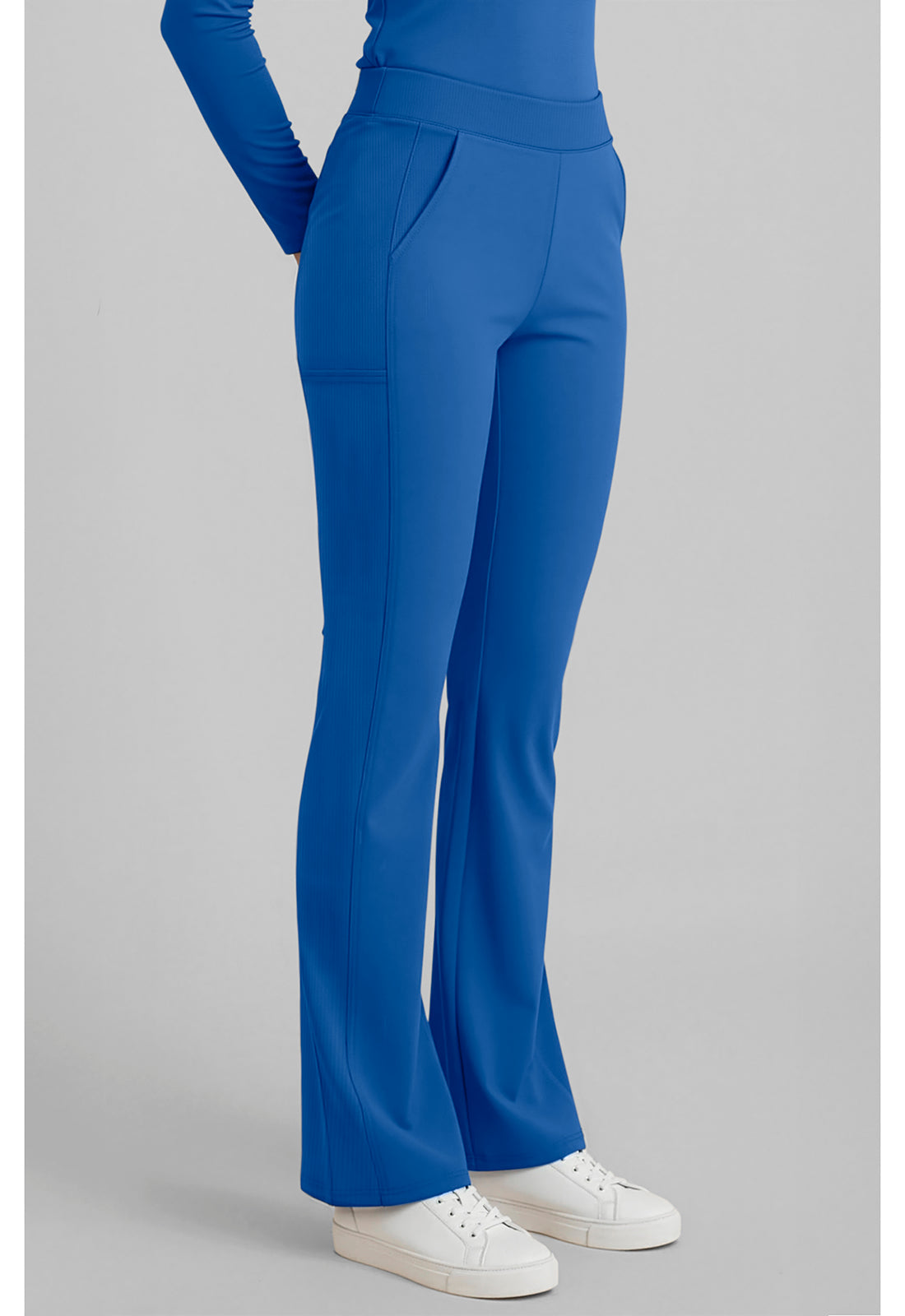 Insight MC00078 Women's Flare Leg Scrub Pants Royal