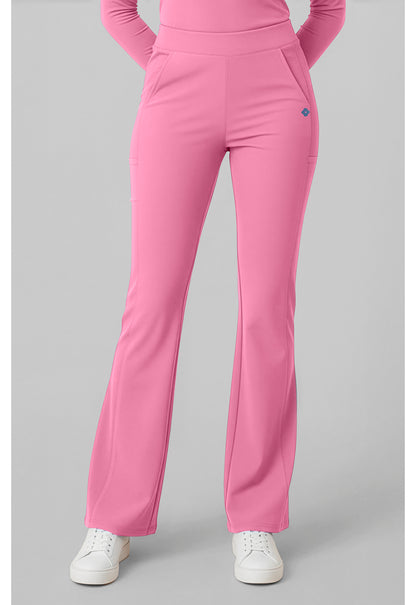 Insight MC00078 Women's Flare Leg Scrub Pants Taffy Pink